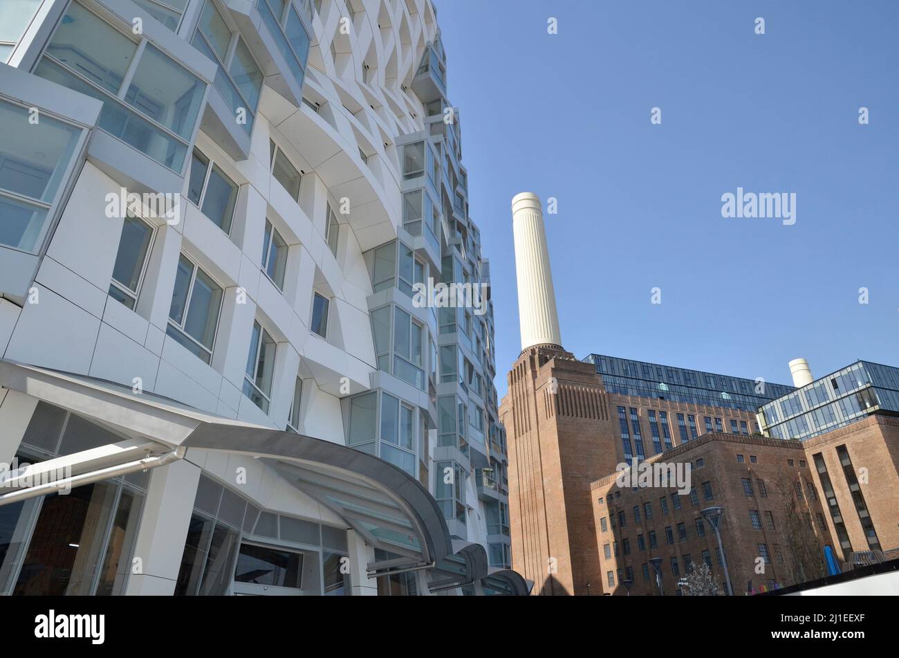 La nuova centrale elettrica di Battersea a Battersea, nel sud di Londra. Foto Stock