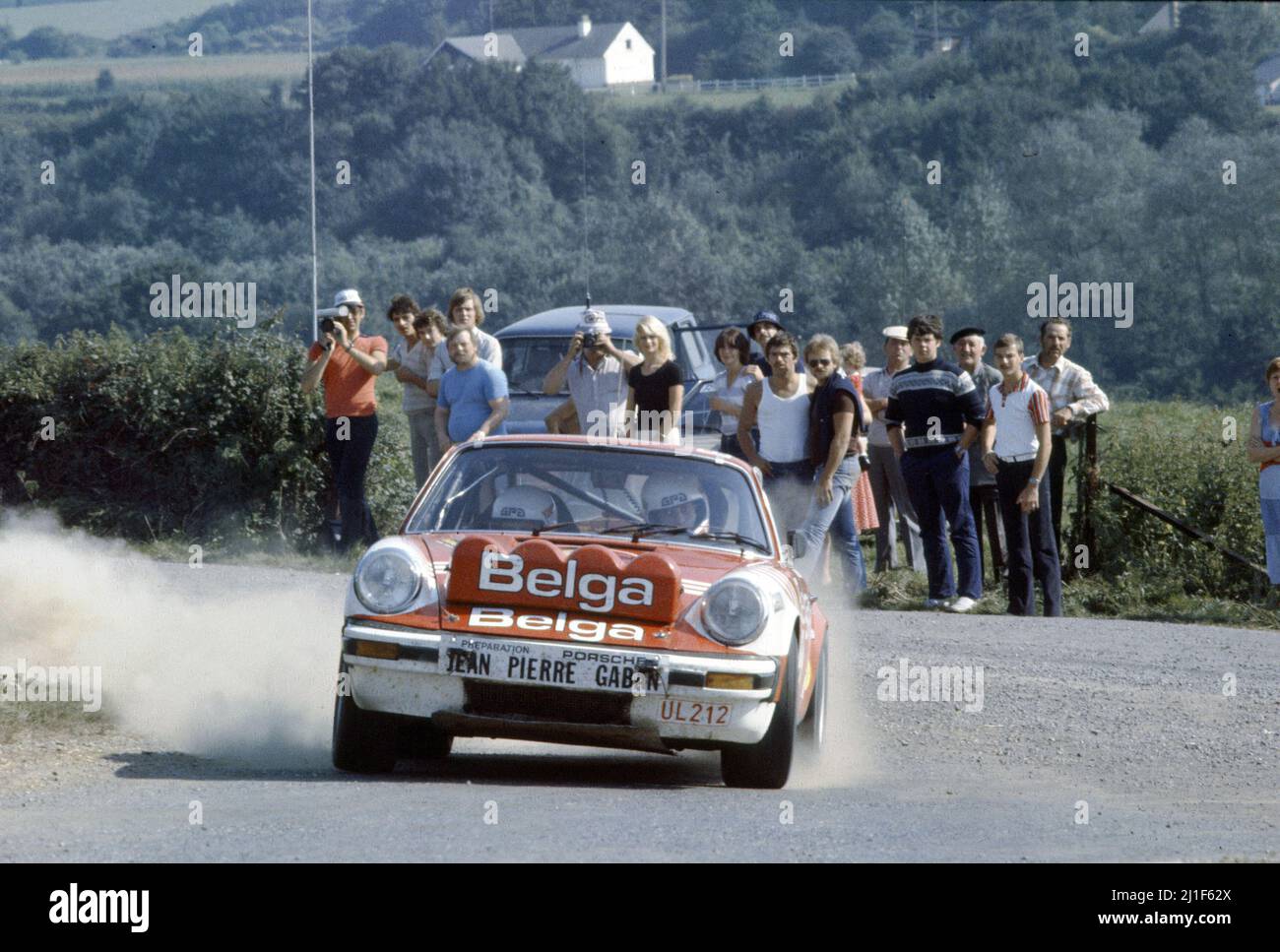 Marc Duez (bel) Willy Lux (bel) Porsche 911 SC GR4 Belga Team Gaban Tuning 1st posizione Foto Stock