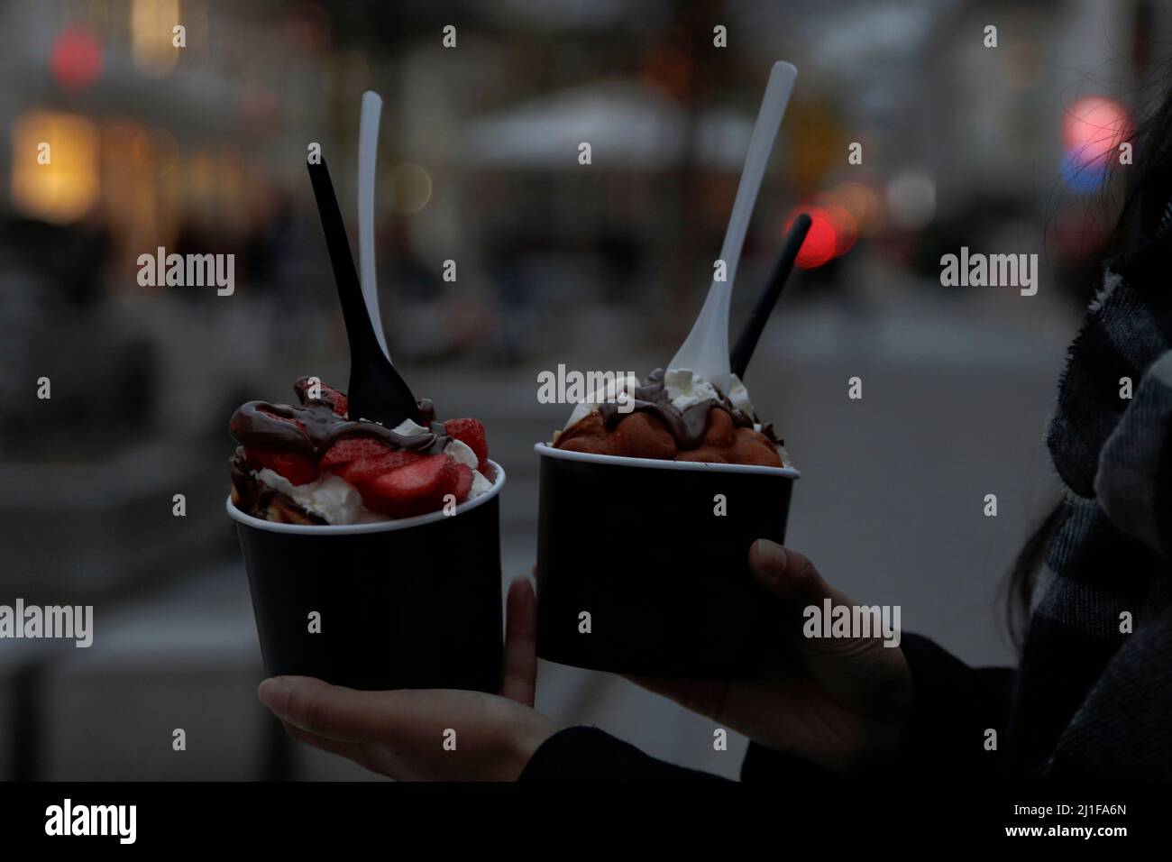 Coppa gelato Foto Stock