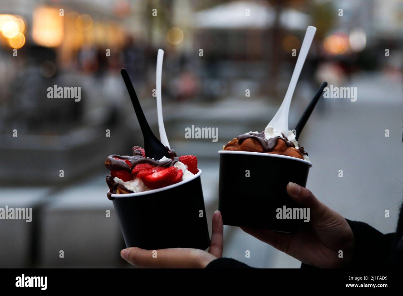 Coppa gelato Foto Stock