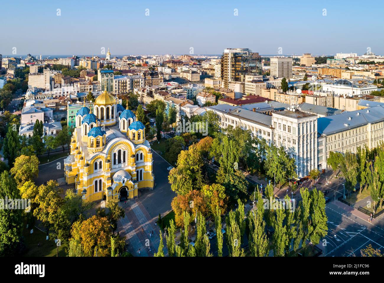 San Vladimiro cattedrale a Kiev, Ucraina Foto Stock