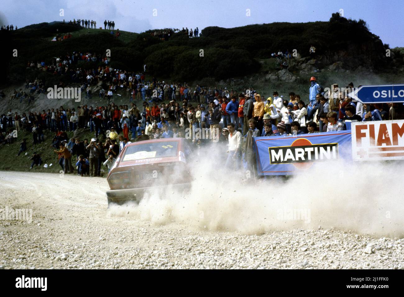 Micky Michela Martinelli (CH) mouse Chantal Galli (CH) Alfa Romeo Alfetta Gtv6 GRA Astigiana Corse Foto Stock