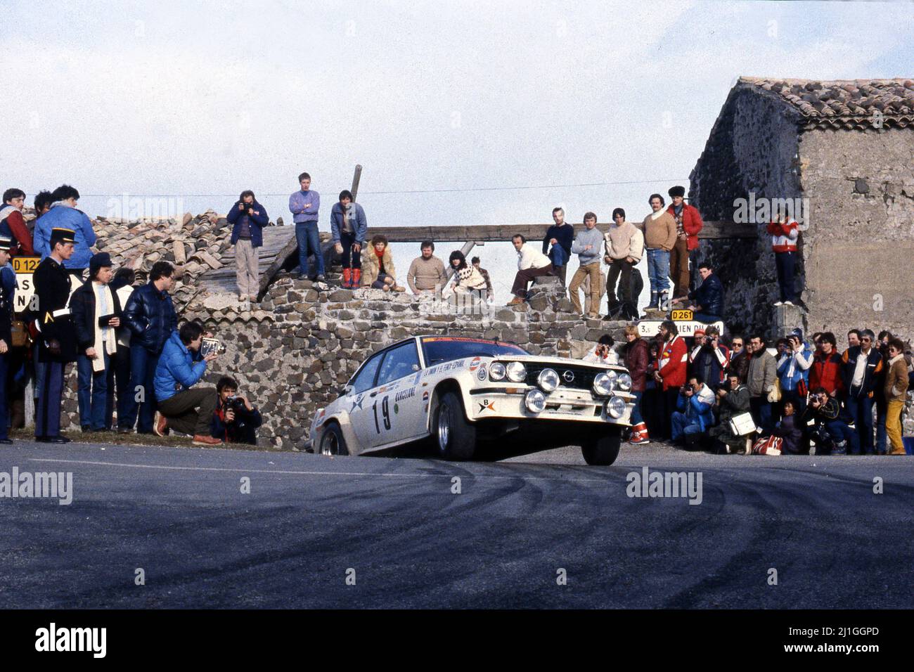 Salvador Servia (ESP) Jordi Sabater (ESP) Opel Ascona 400 GRB Rac Cataluna Conrero Tuning Foto Stock