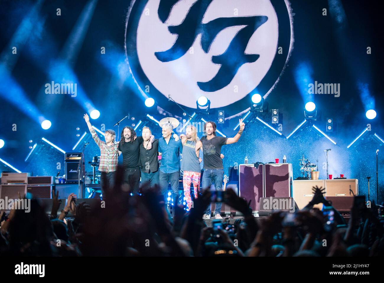 5 settembre 2021: 5th settembre 2021, Napa CA USA - i Foo Fighters suonano dal vivo al BottleRock Napa Valley Festival (Credit Image: © Jerome Brunet/ZUMA Press Wire) Foto Stock