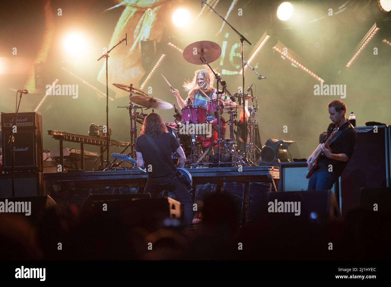 5 settembre 2021: 5th settembre 2021, Napa CA USA - i Foo Fighters suonano dal vivo al BottleRock Napa Valley Festival (Credit Image: © Jerome Brunet/ZUMA Press Wire) Foto Stock