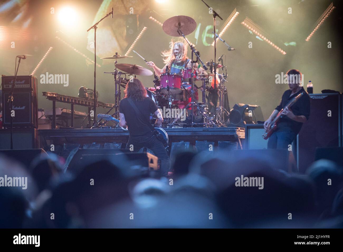 5 settembre 2021: 5th settembre 2021, Napa CA USA - i Foo Fighters suonano dal vivo al BottleRock Napa Valley Festival (Credit Image: © Jerome Brunet/ZUMA Press Wire) Foto Stock