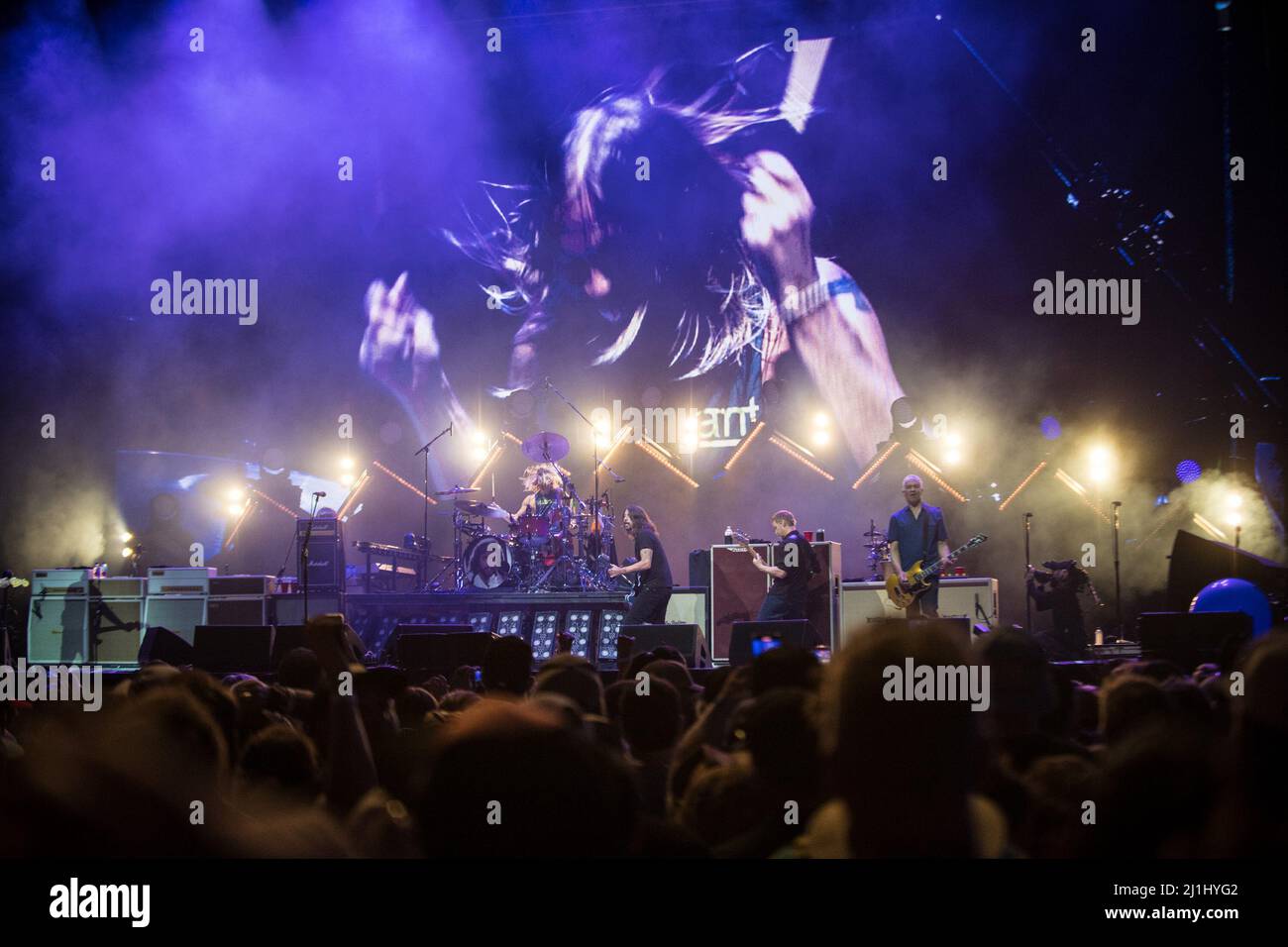 5 settembre 2021: 5th settembre 2021, Napa CA USA - i Foo Fighters suonano dal vivo al BottleRock Napa Valley Festival (Credit Image: © Jerome Brunet/ZUMA Press Wire) Foto Stock