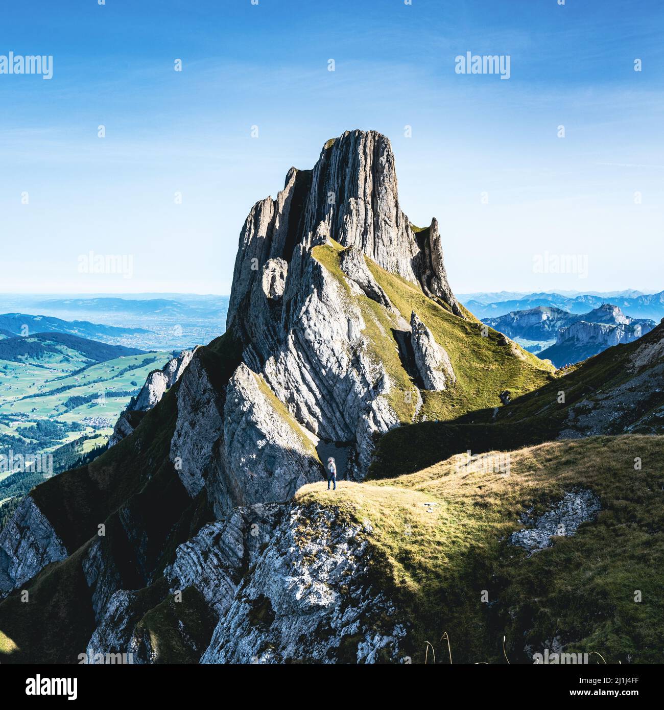 Vista panoramica su Appenzell Foto Stock