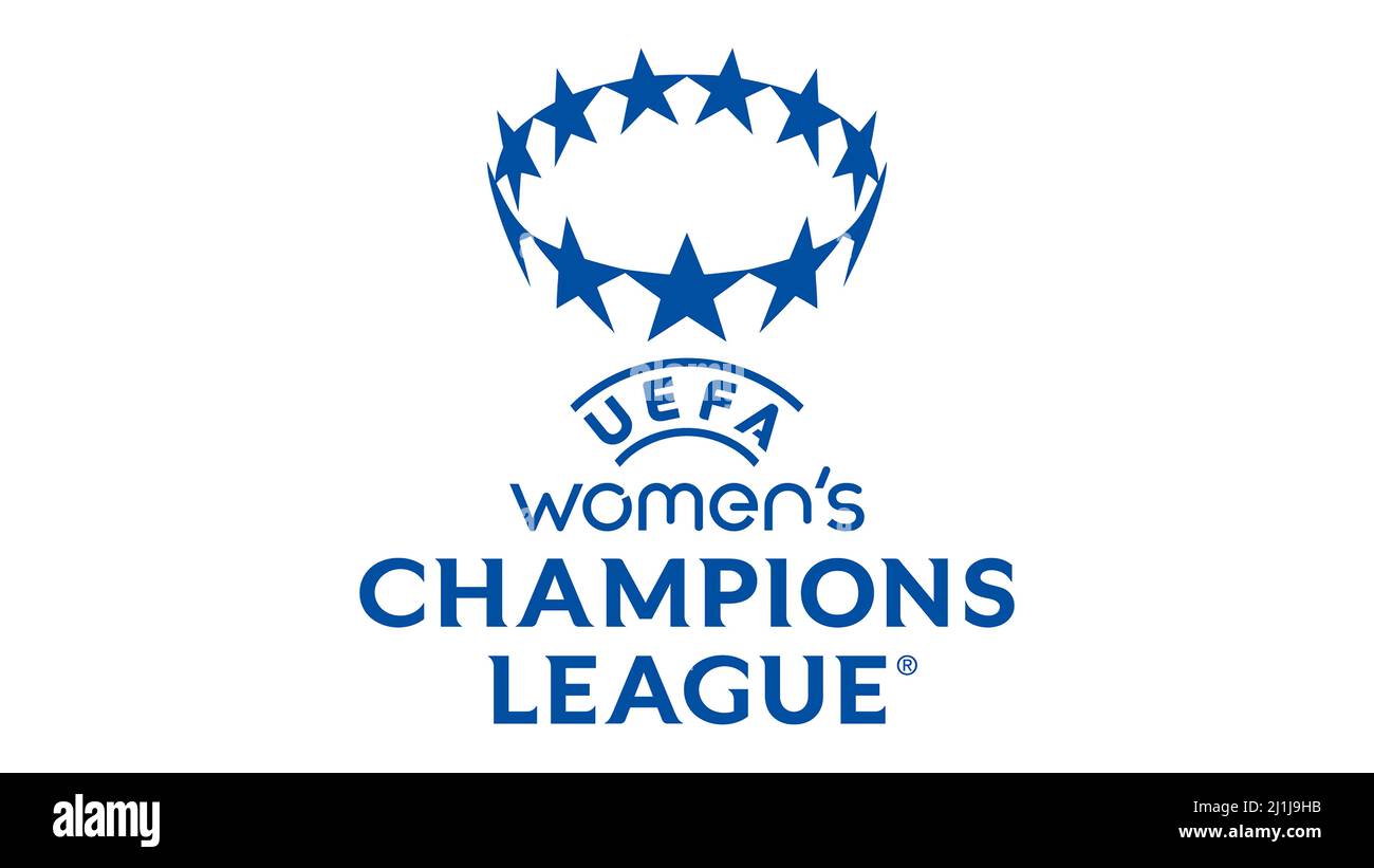 Logo ufficiale UEFA Women’s Champions League Foto Stock