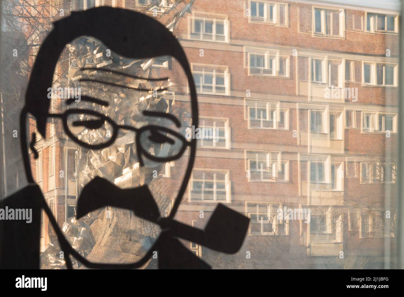 Gunter Grass foto in Gdansk, Polonia © Wojciech Strozyk / Alamy Stock Photo *** Local Caption *** Foto Stock