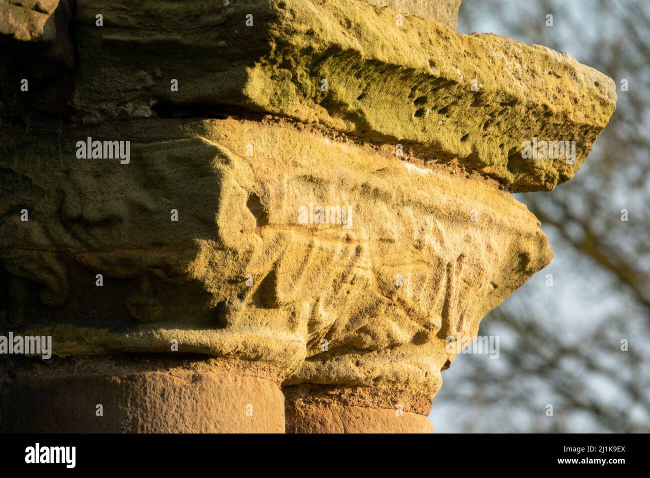 White Ladies Priory Foto Stock