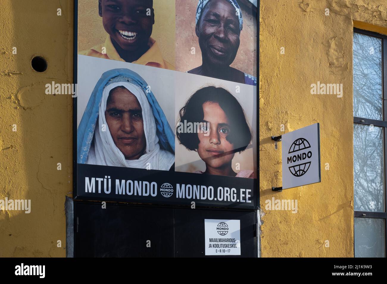 Ufficio mondo nel distretto di Telliskivi. Foto Stock