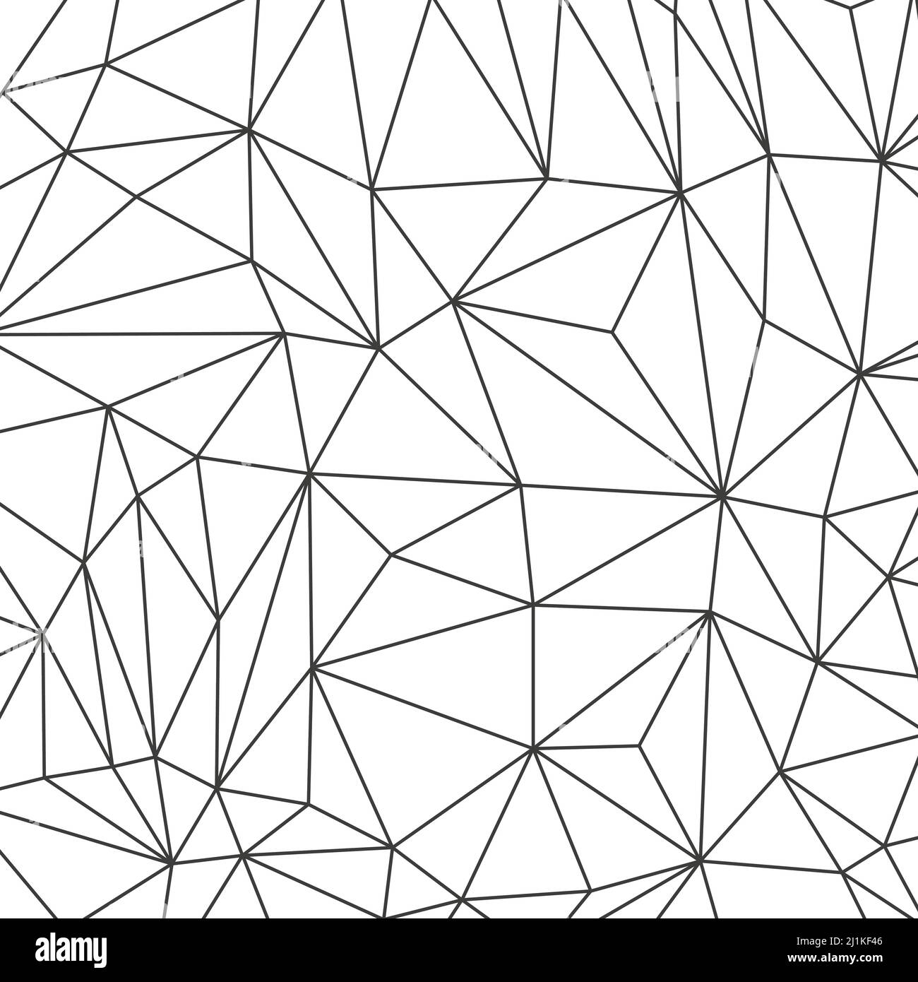 Sfondo bianco poligonale astratto con linee. Trama a forma lineare triangolare. Illustrazione vettoriale. Illustrazione Vettoriale