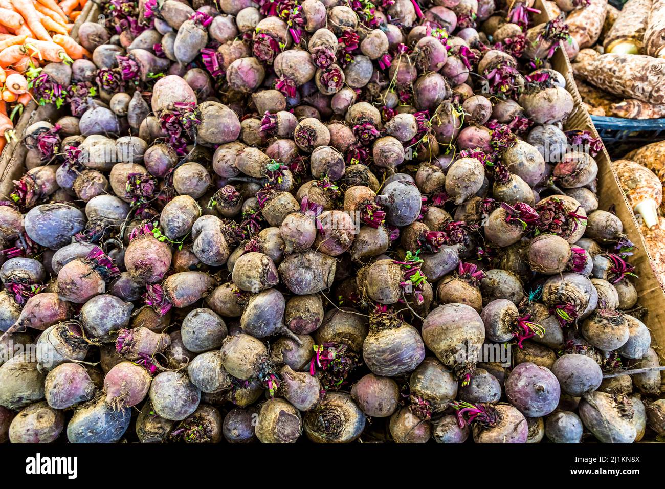 Mercato vegetale a Çatalköy, Repubblica turca di Cipro del Nord (TRNC) Foto Stock