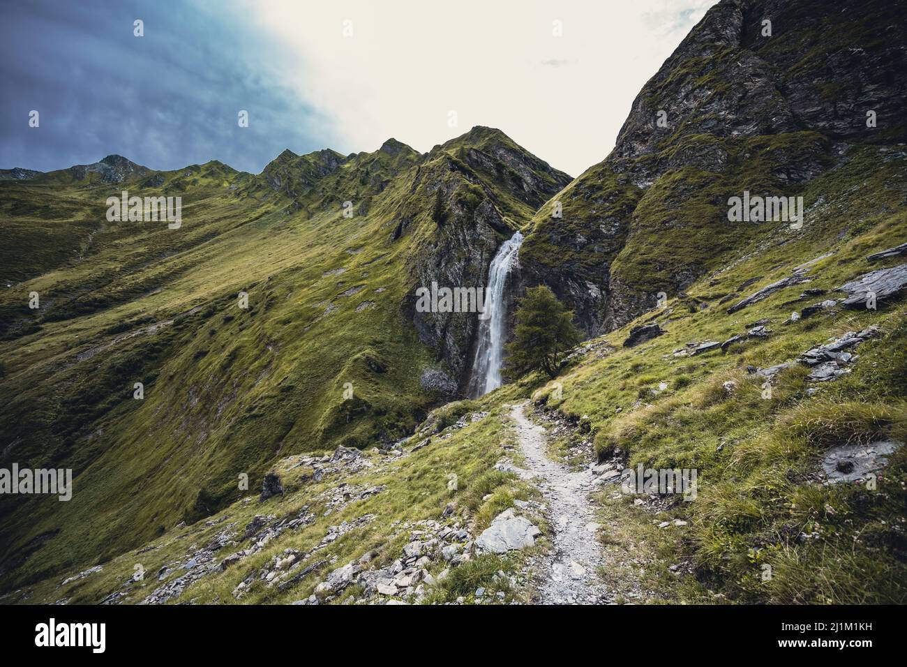 Atmosfera magnisifricante alla cascata di Schleier Foto Stock