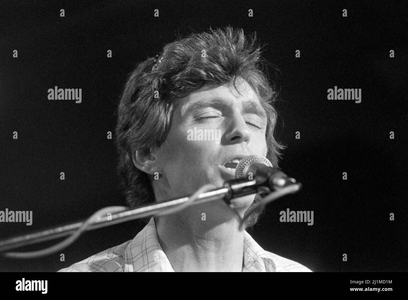 Il musicista inglese Georgie Fame si esibisce a Londra, Inghilterra nel 1979. Foto Stock