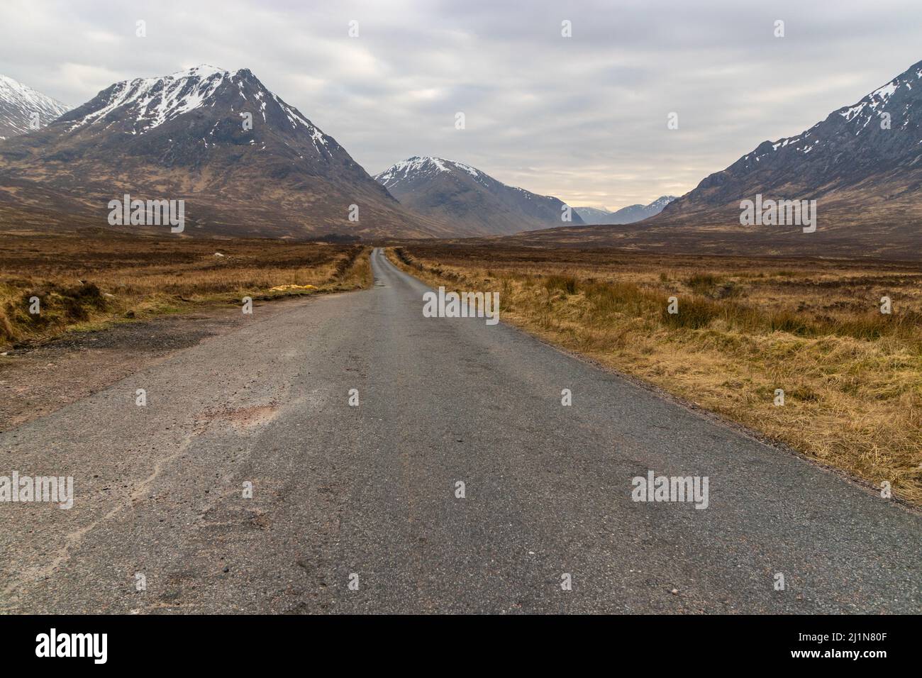 La strada che va a Skyfall Foto Stock