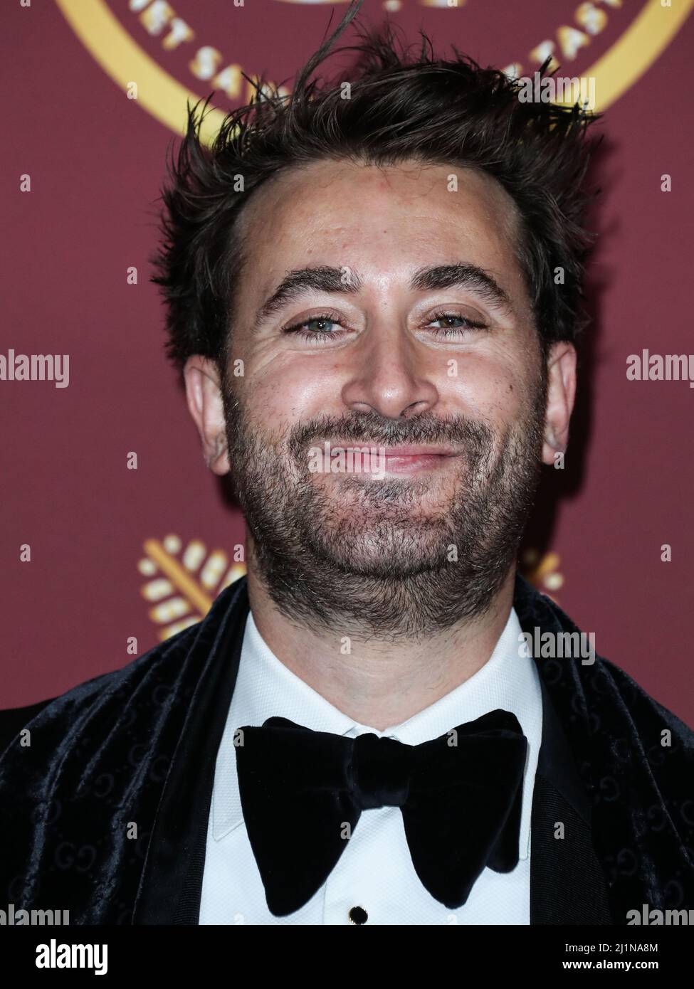 Bel Air, Stati Uniti. 27th Mar 2022. BEL AIR, LOS ANGELES, CALIFORNIA, USA - MARZO 26: Darren Dzienciol arriva al Darren Dzienciol e Richie Akiva Oscar Party 2022 tenuto in una residenza privata il 26 Marzo 2022 a Bel Air, Los Angeles, California, Stati Uniti. (Foto di Xavier Collin/Image Press Agency) Credit: Image Press Agency/Alamy Live News Foto Stock