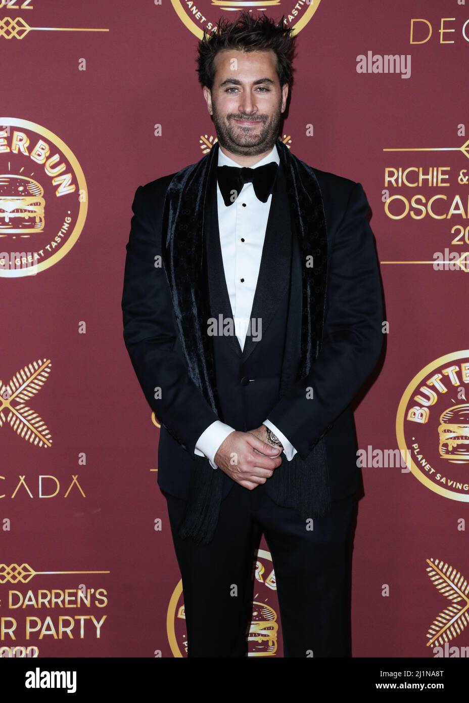 Bel Air, Stati Uniti. 27th Mar 2022. BEL AIR, LOS ANGELES, CALIFORNIA, USA - MARZO 26: Darren Dzienciol arriva al Darren Dzienciol e Richie Akiva Oscar Party 2022 tenuto in una residenza privata il 26 Marzo 2022 a Bel Air, Los Angeles, California, Stati Uniti. (Foto di Xavier Collin/Image Press Agency) Credit: Image Press Agency/Alamy Live News Foto Stock