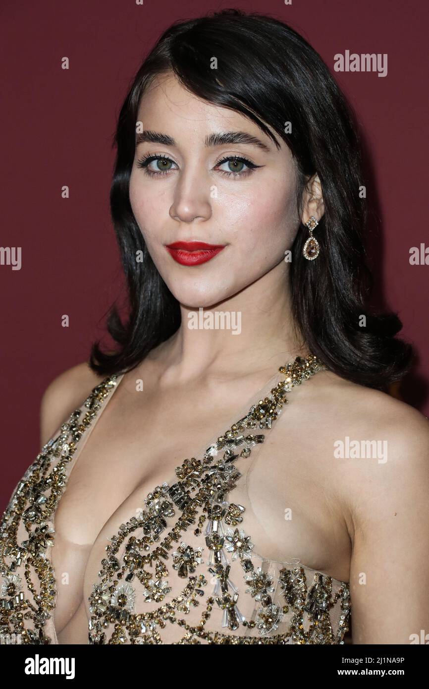 Bel Air, Stati Uniti. 27th Mar 2022. BEL AIR, LOS ANGELES, CALIFORNIA, USA - MARZO 26: L'attrice americana Caylee Cowan arriva al Darren Dzienciol e Richie Akiva Oscar Party 2022 tenuto presso una residenza privata il 26 Marzo 2022 a Bel Air, Los Angeles, California, Stati Uniti. (Foto di Xavier Collin/Image Press Agency) Credit: Image Press Agency/Alamy Live News Foto Stock