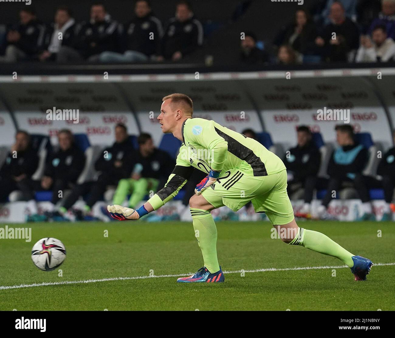 26 marzo 2022, PreZero Arena, Sinsheim, amichevole Germania contro Israele, nella foto goalwart Marc-Andre ter Stegen (Germania) Foto Stock