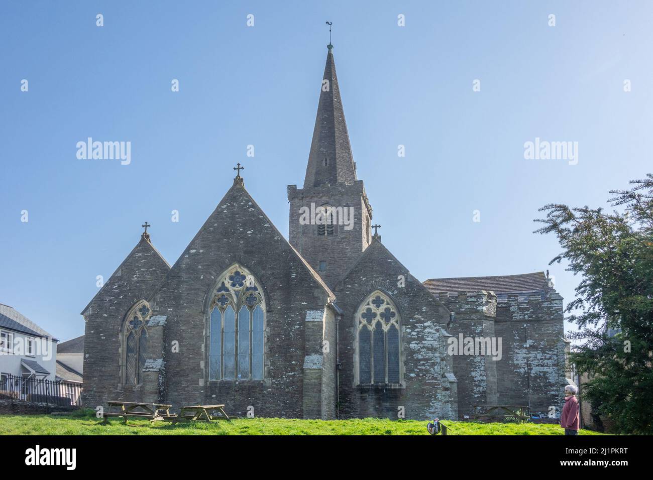 Inghilterra, Devon, Kingsbridge, chiesa Foto Stock