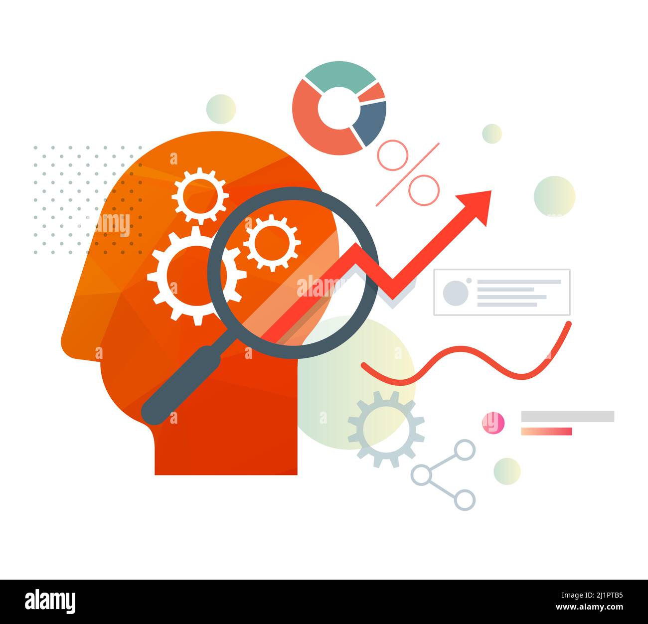 Business Accumen - Brain - Working Process - Stock Illustration as EPS 10 file Illustrazione Vettoriale Business Accumen - Brain - Working Process - Stock Illustration as EPS 10 file Illustrazione Vettoriale