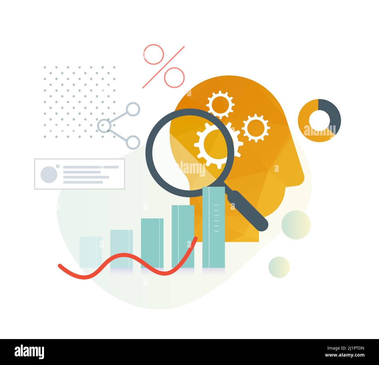 Business Accumen - Brain - Working Process - Stock Illustration as EPS 10 file Illustrazione Vettoriale Business Accumen - Brain - Working Process - Stock Illustration as EPS 10 file Illustrazione Vettoriale