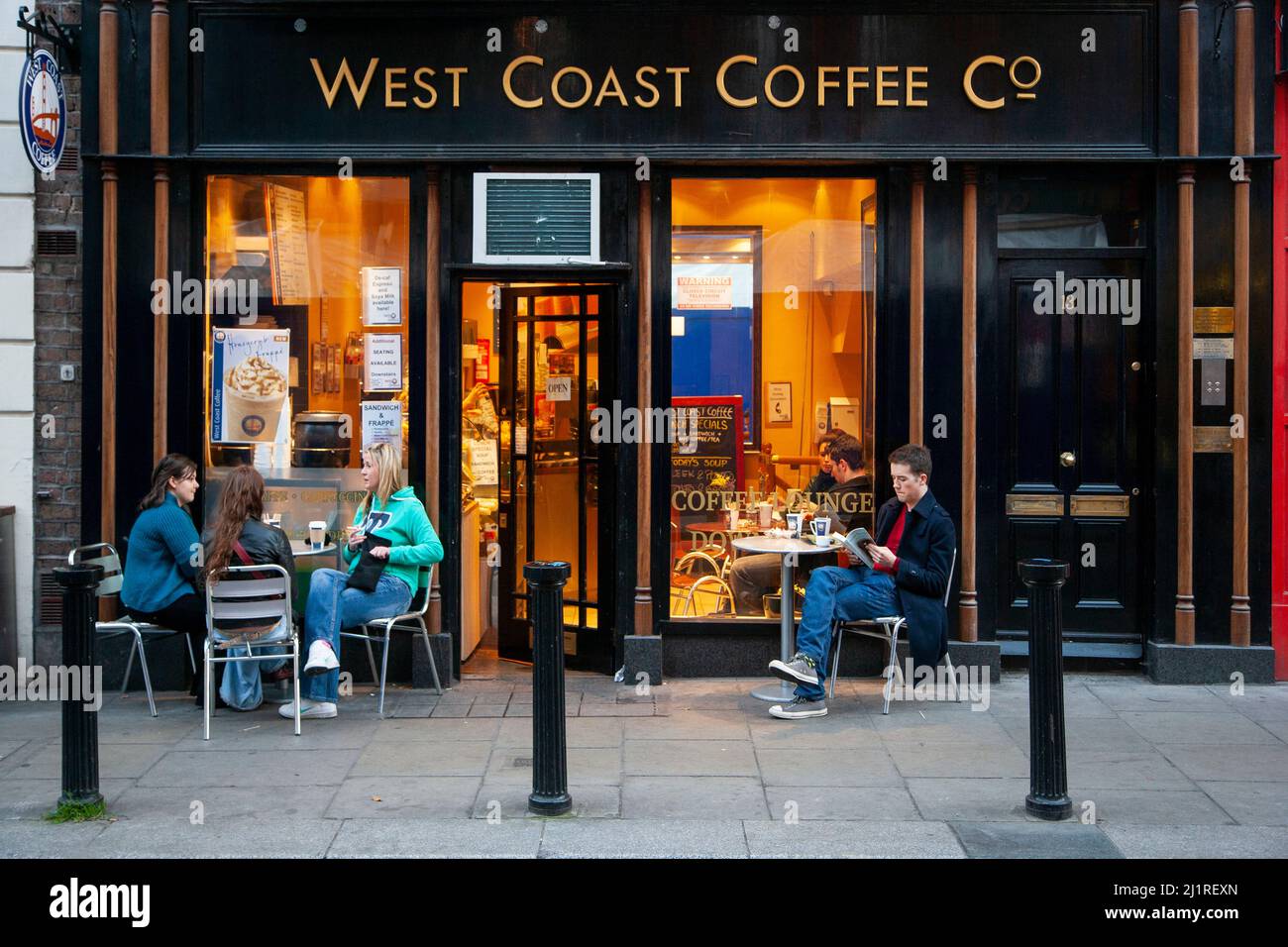 compagnia di caffè della costa occidentale Foto Stock