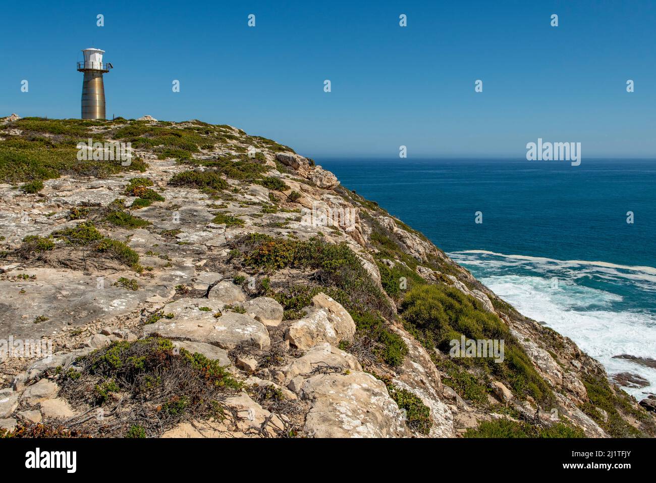 Faro di West Cape, South Yorke Peninsula, South Australia, Australia Foto Stock