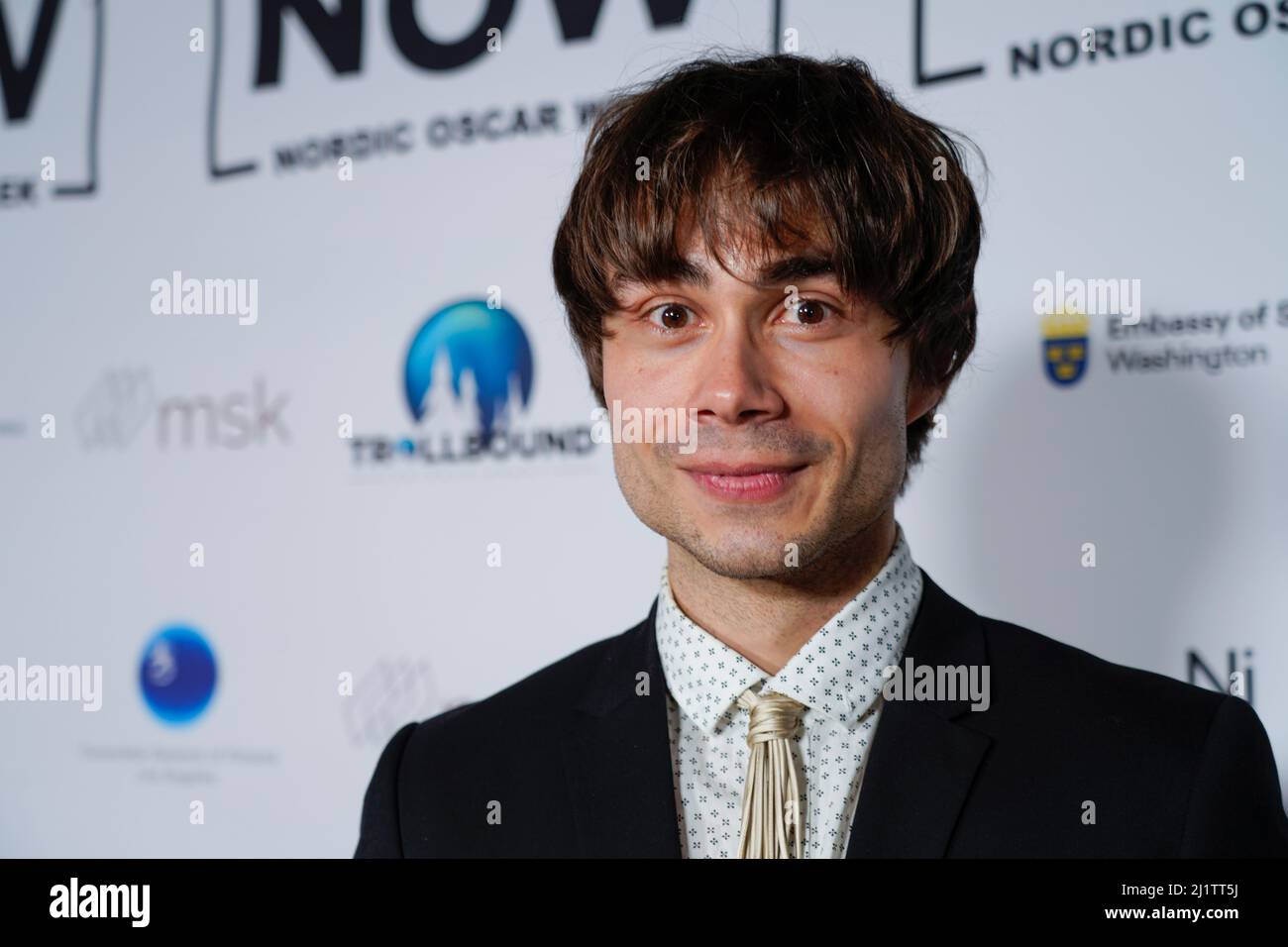 Los Angeles, USA 20220328.Alexander Rybak ad un evento a West Hollywood in connessione con gli Oscar. Foto: Terje Bendiksby / NTB Foto Stock