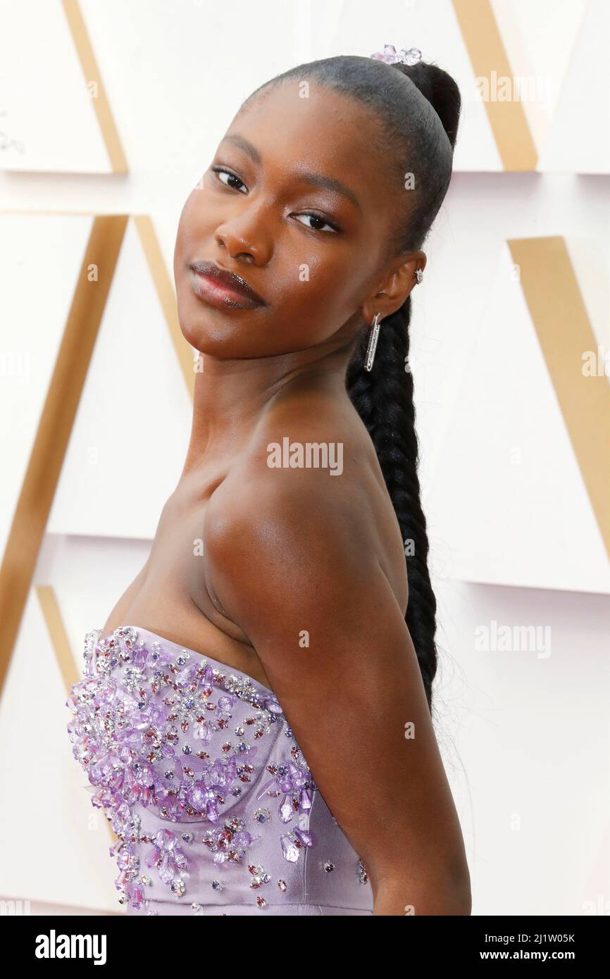 Los Angeles, Stati Uniti. 27th Mar 2022. LOS ANGELES - MAR 27: Demi Singleton ai 94th Academy Awards al Dolby Theatre il 27 marzo 2022 a Los Angeles, CA (Photo by Katrina Jordan/Sipa USA) Credit: Sipa USA/Alamy Live News Foto Stock