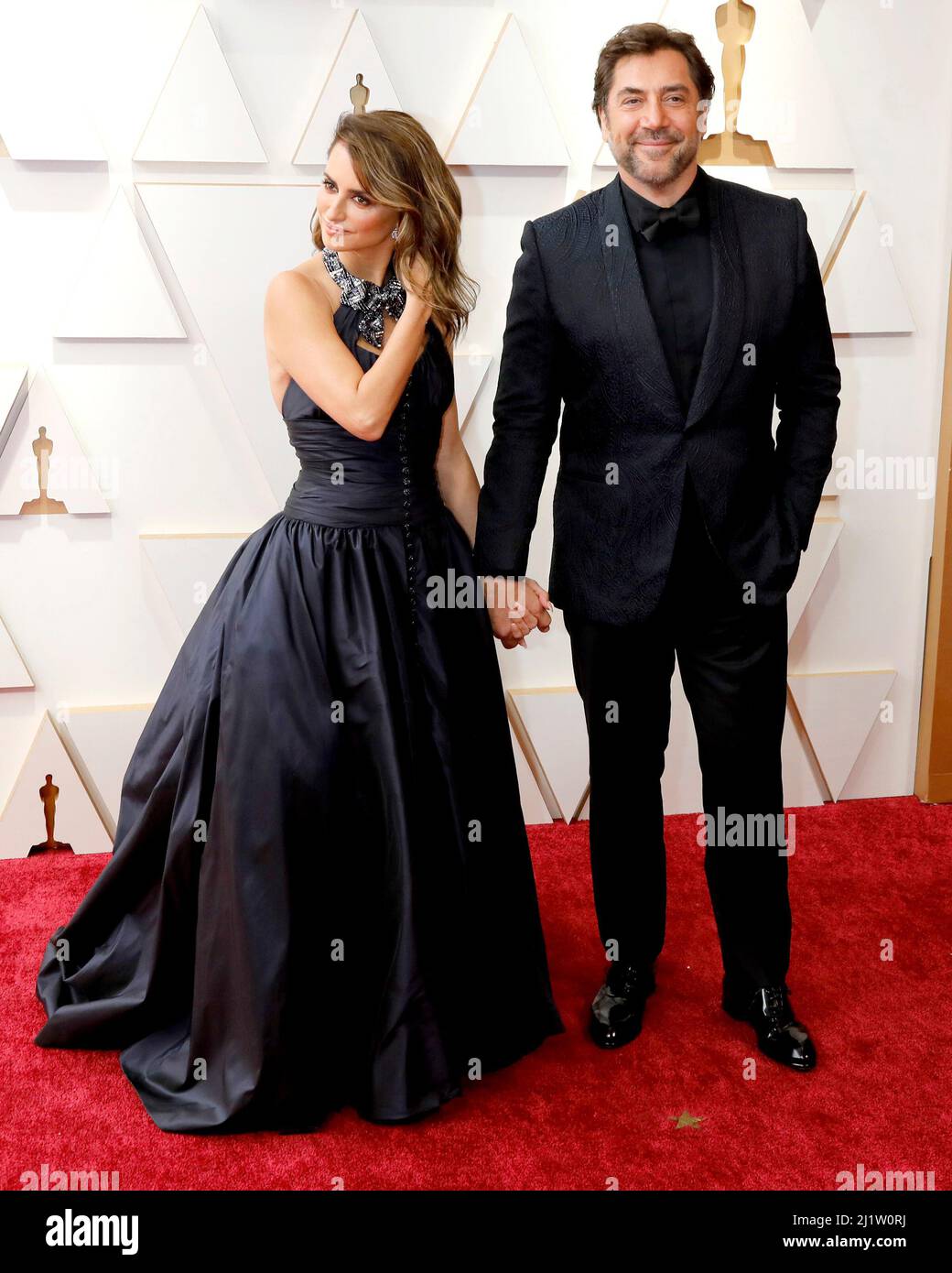 LOS ANGELES - MAR 27: Penelope Cruz, Javier Bardem ai 94th Academy Awards al Dolby Theatre il 27 marzo 2022 a Los Angeles, CA (foto di Katrina Jordan/Sipa USA) Foto Stock