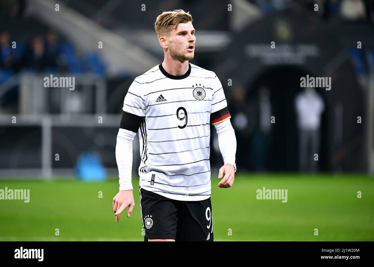 Partita amichevole, PreZero Arena Sinsheim: Germania vs Israele; Timo Werner (GER) Foto Stock