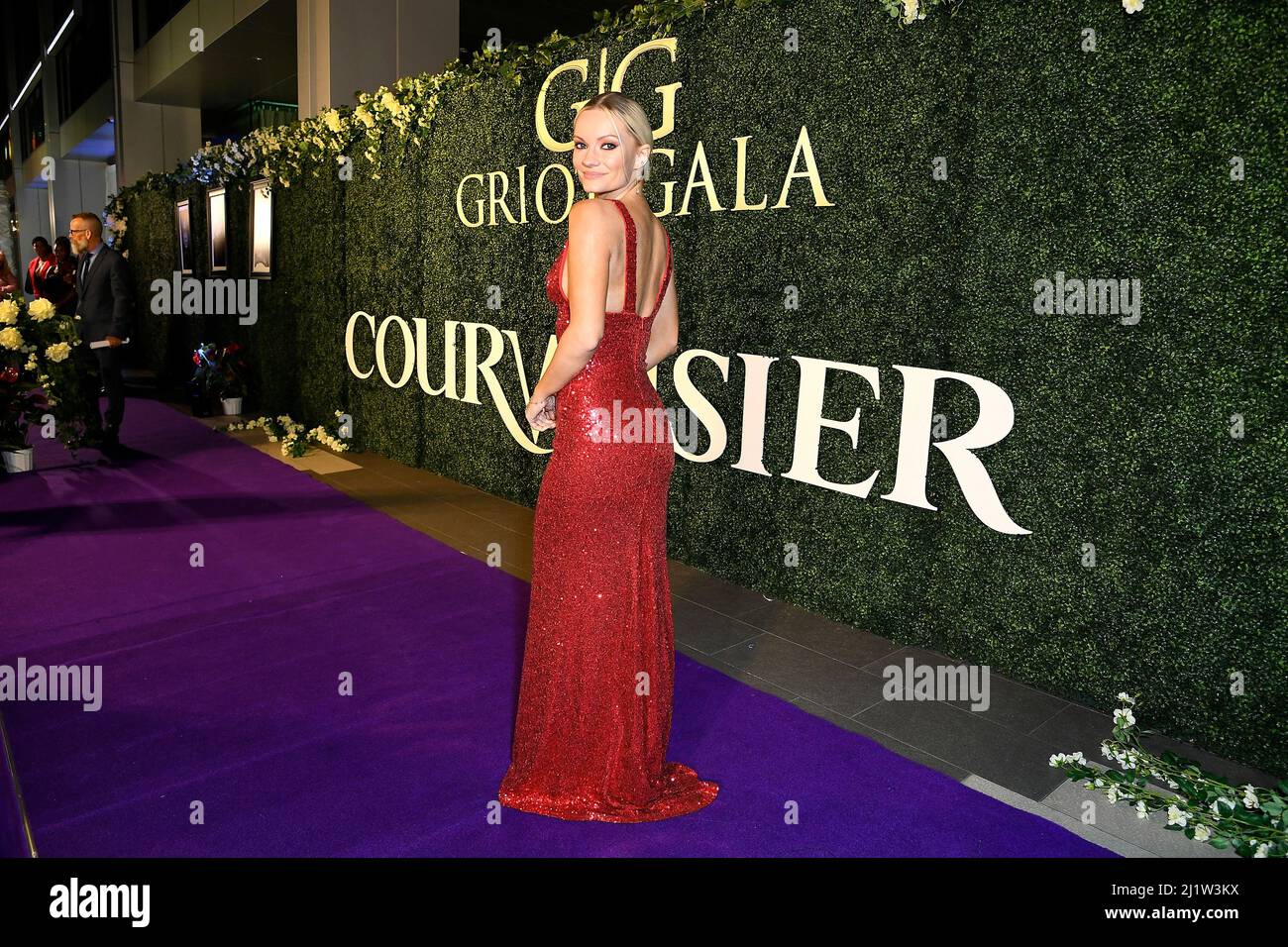 Caitlin o'Connor al GRIOT GALA Oscars 2022 Toast to Diversity & Inclusion tenuto alla BOA Steakhouse il 27 marzo 2022 a Los Angeles, CA, USA (Foto di JC Olivera/Sipa USA) Foto Stock