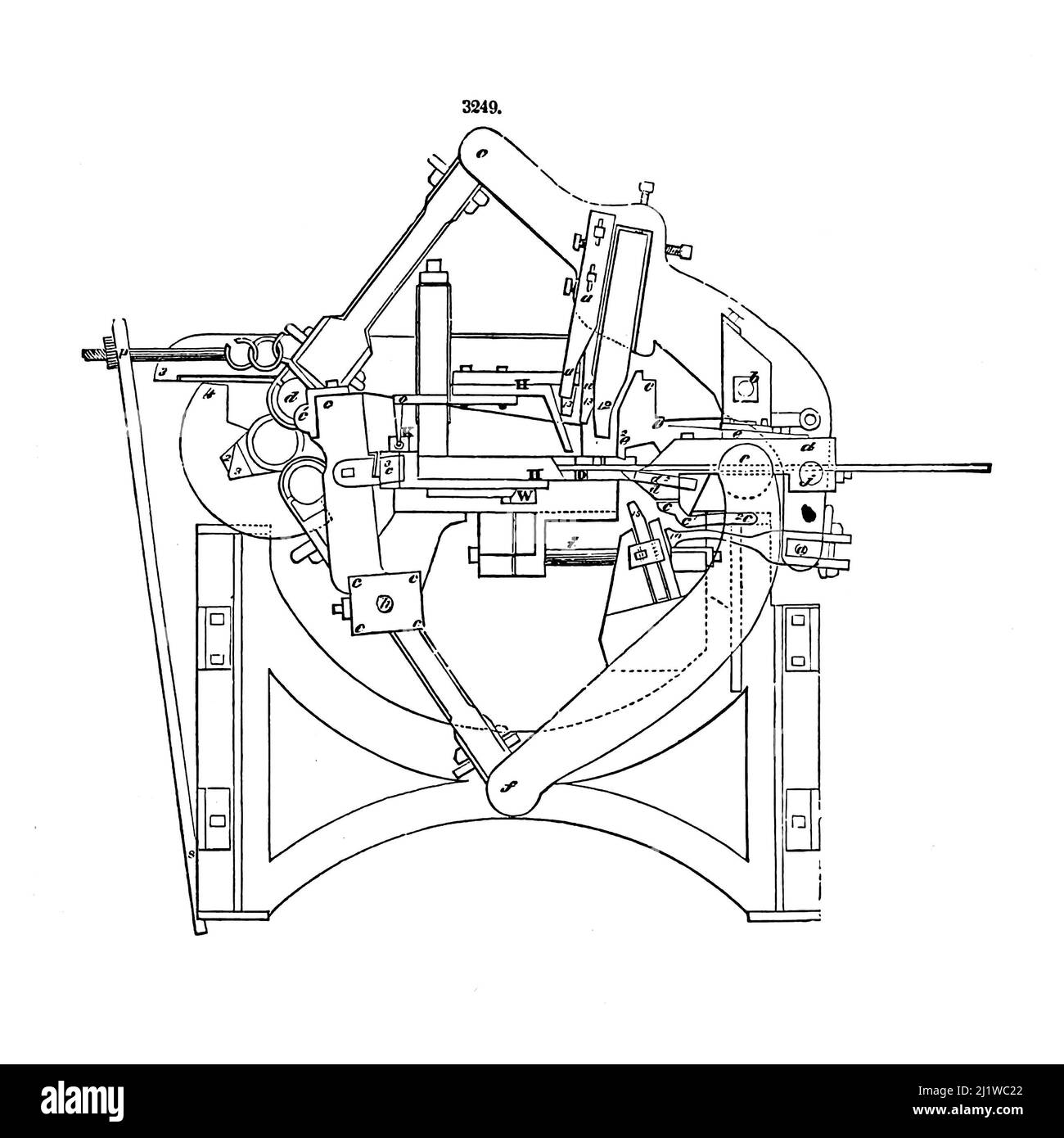 Spike Machine dal dizionario di Appleton di macchine, meccanici, motori e ingegneria : illustrato con quattromila incisioni sul legno ; in due volumi di D. Appleton and Company pubblicato a New York : D. Appleton and Co 1873 Foto Stock