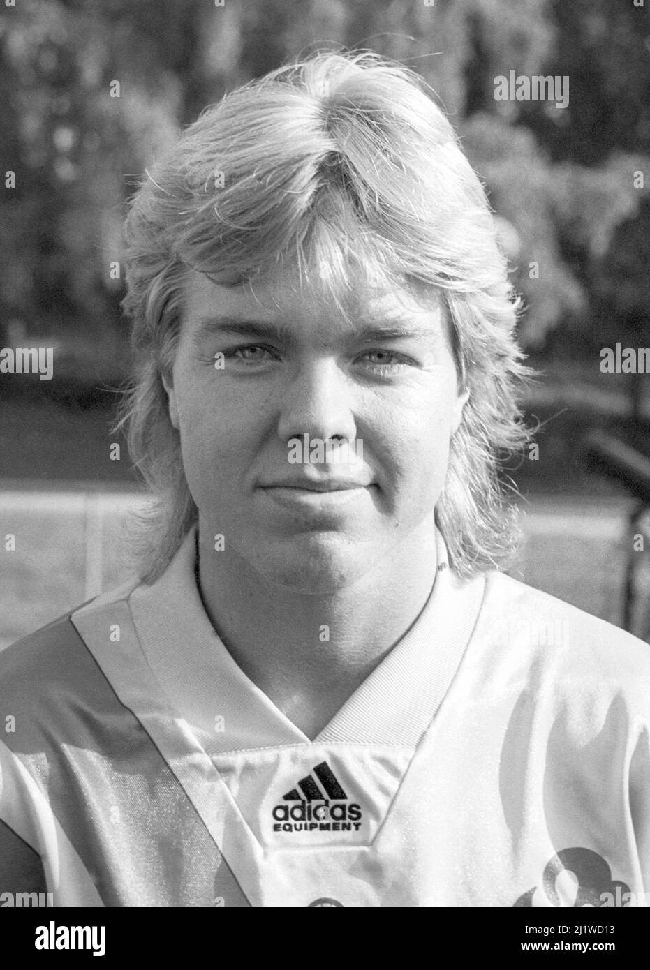 TOMAS BROLIN football Parma e in Svezia nationalteam al campionato europeo in Svezia 1992 Foto Stock