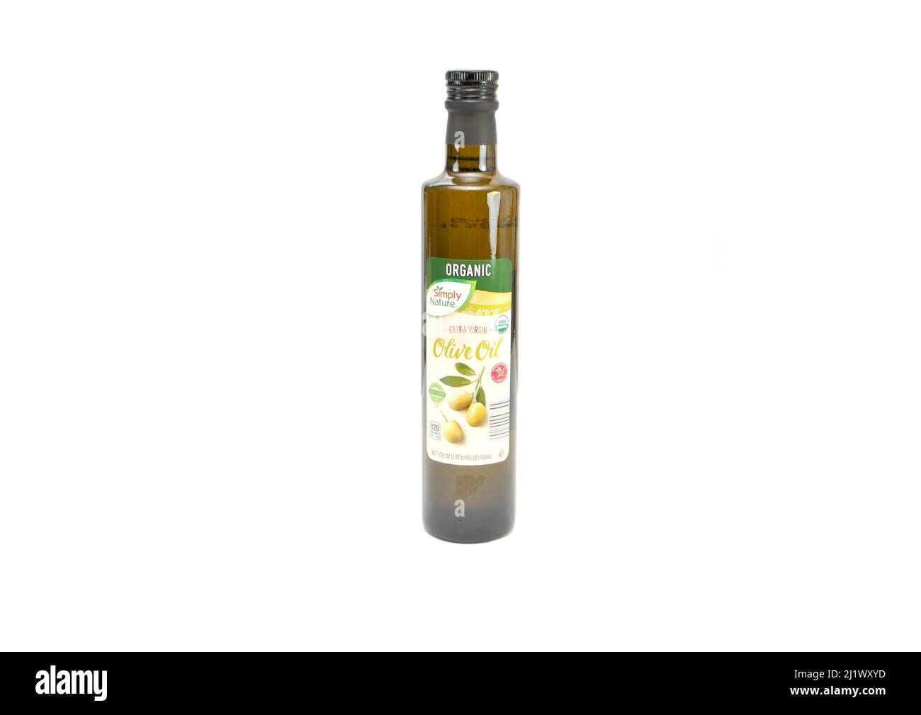 Simply Nature - bottiglia di olio Extra Vergine di Oliva Foto Stock