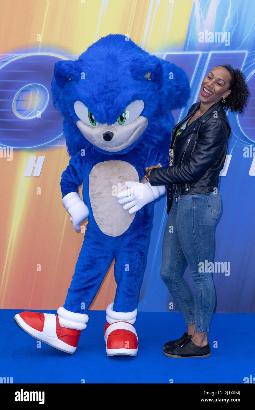 Londra, Regno Unito. 27th Mar 2022. Jade Johnson partecipa al Sonic the Hedgehog 2 Gala screening al Cineworld, Leciester Square, Londra. (Foto di Phil Lewis/SOPA Images/Sipa USA) Credit: Sipa USA/Alamy Live News Foto Stock