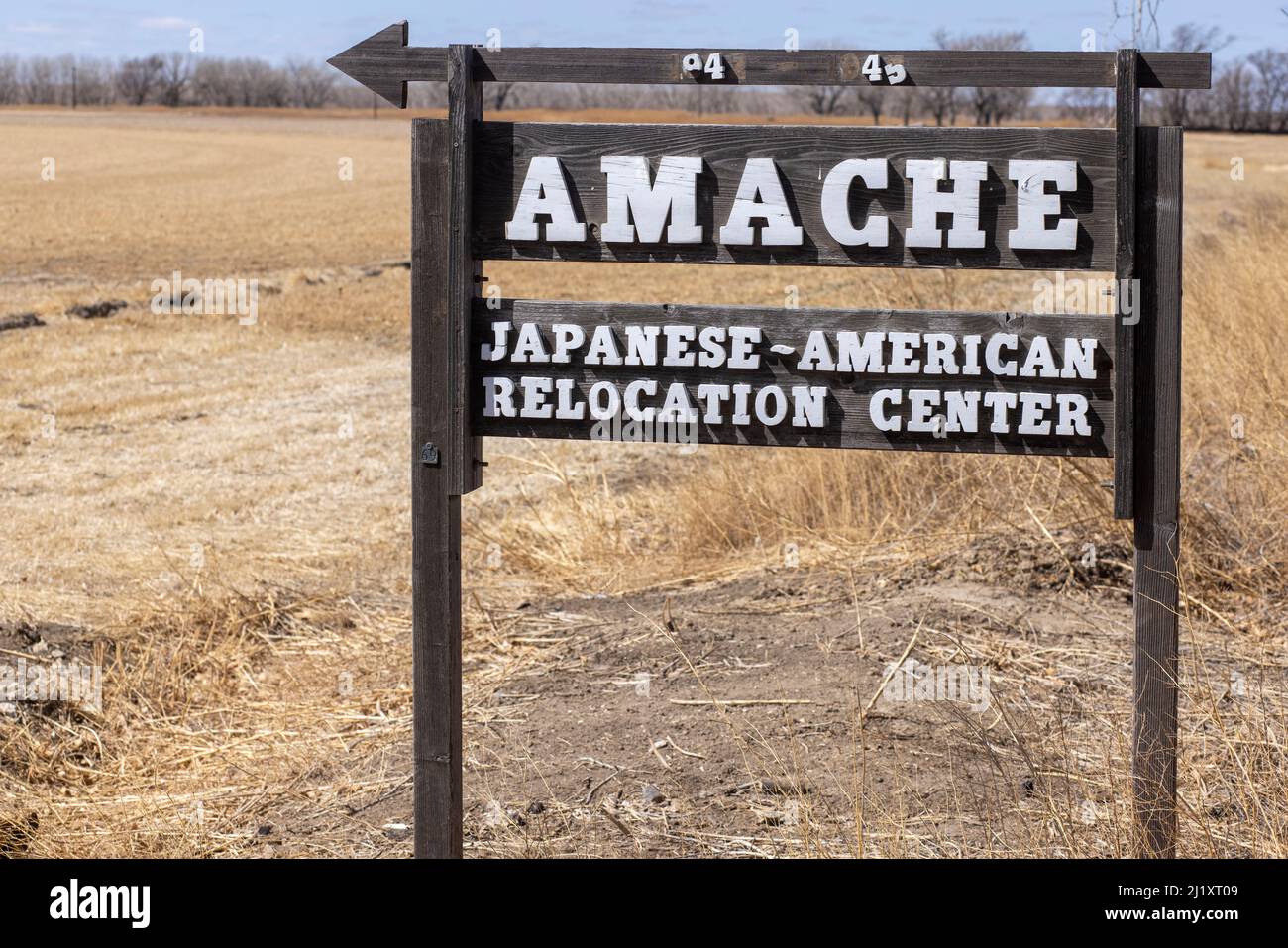 Il Granada War Relocation Center, noto agli internati come Camp Amache, era un campo di concentramento giapponese americano situato nel sud-est del Colorado Foto Stock
