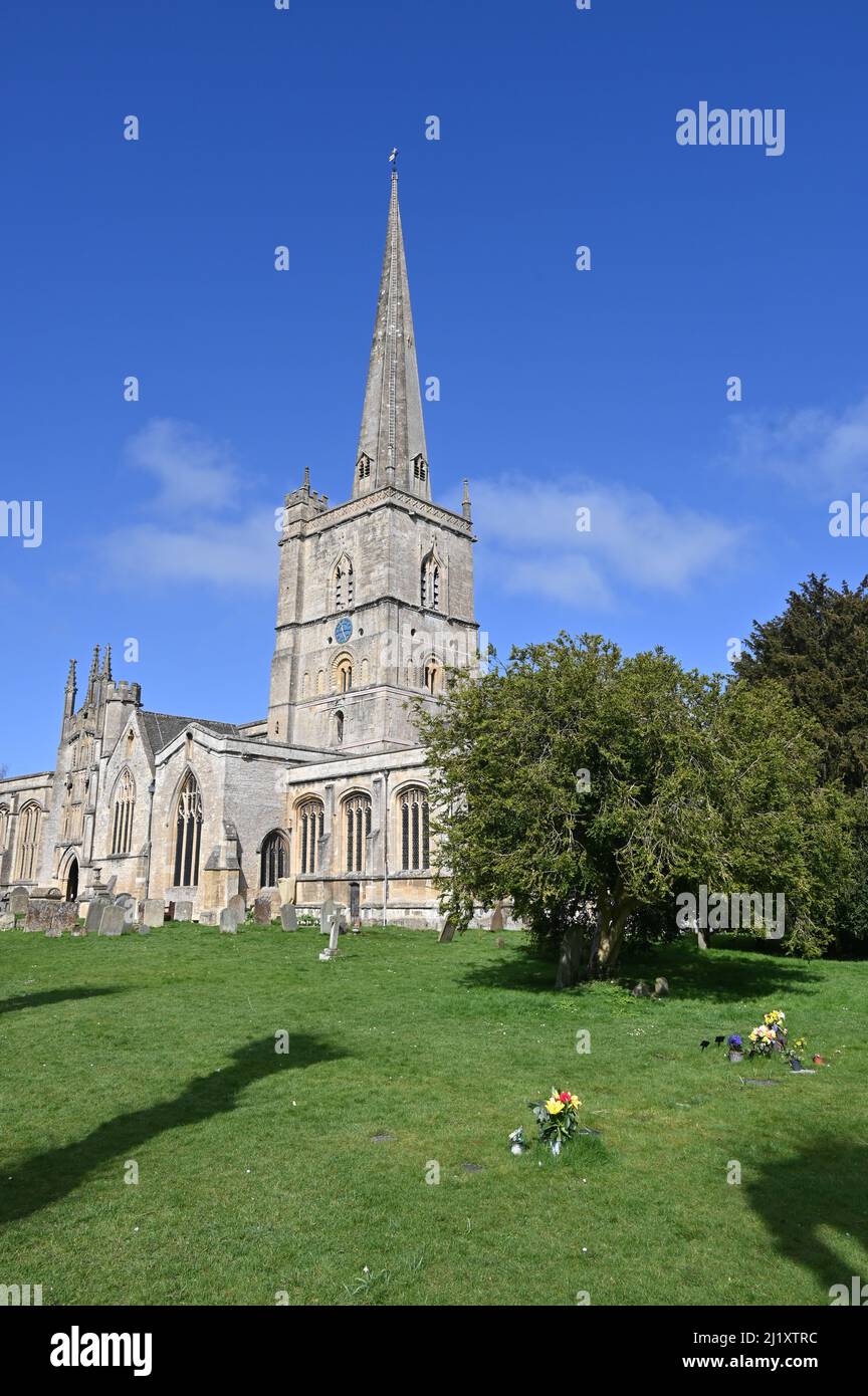 St John's Churtch, Burford, Oxfordshire Foto Stock