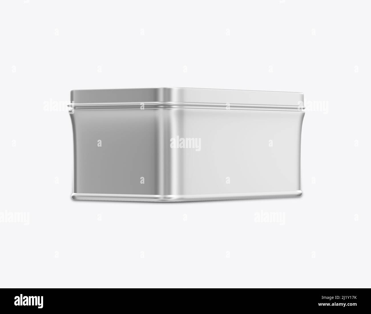 Tin. Colorata isolata 3D rendering Foto Stock