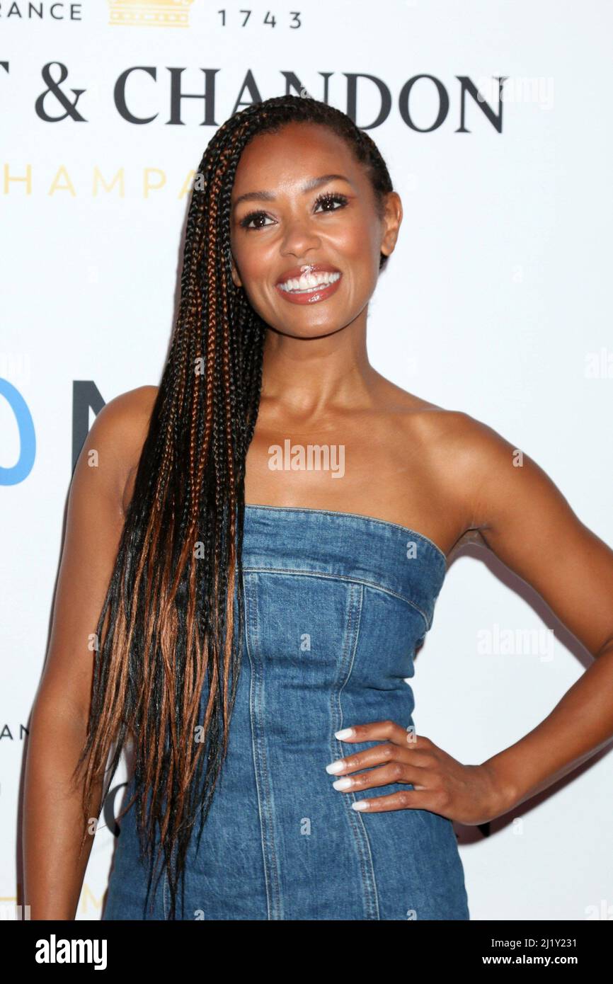 Los Angeles, California. 26th Mar 2022. Melanie Liburd in partecipazione per l'annuale Oscars Weekend Influencer's Brunch, Beverly Hills, Los Angeles, CA 26 marzo 2022. Credit: Priscilla Grant/Everett Collection/Alamy Live News Foto Stock