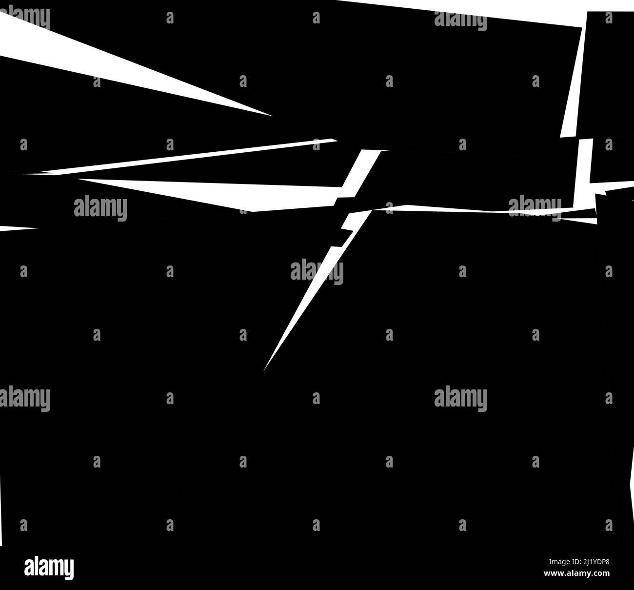 Frantumato, fratturato, rotto. Schegge, schegge, pattern di frammenti. Spaccatura, elemento vettoriale esploso - illustrazione vettoriale di stock, grafico clip-art Illustrazione Vettoriale