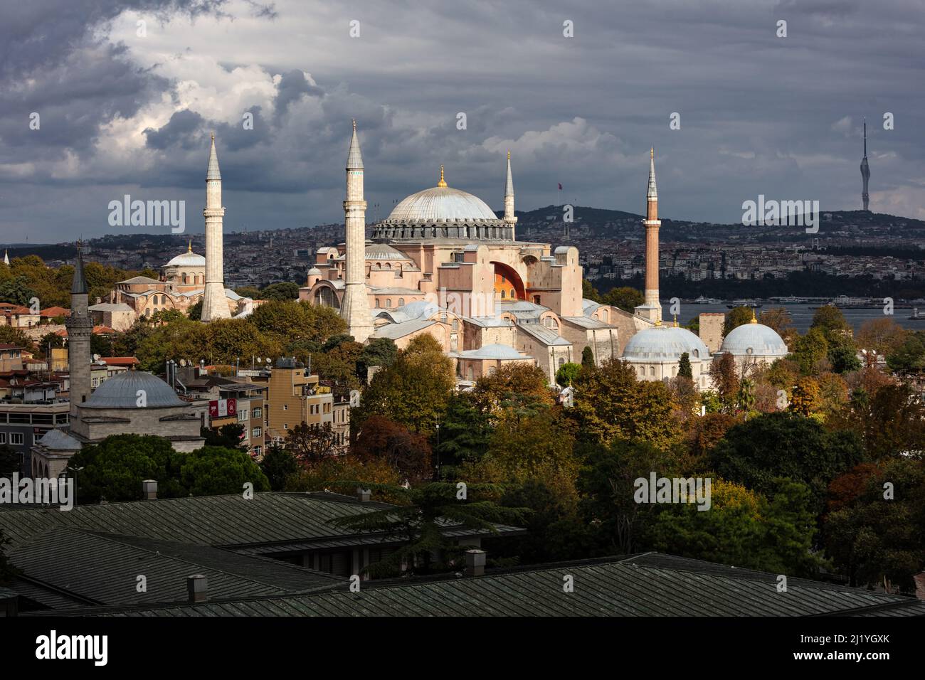 Moschea di Hagia Sophia - Istanbul, Turchia Foto Stock