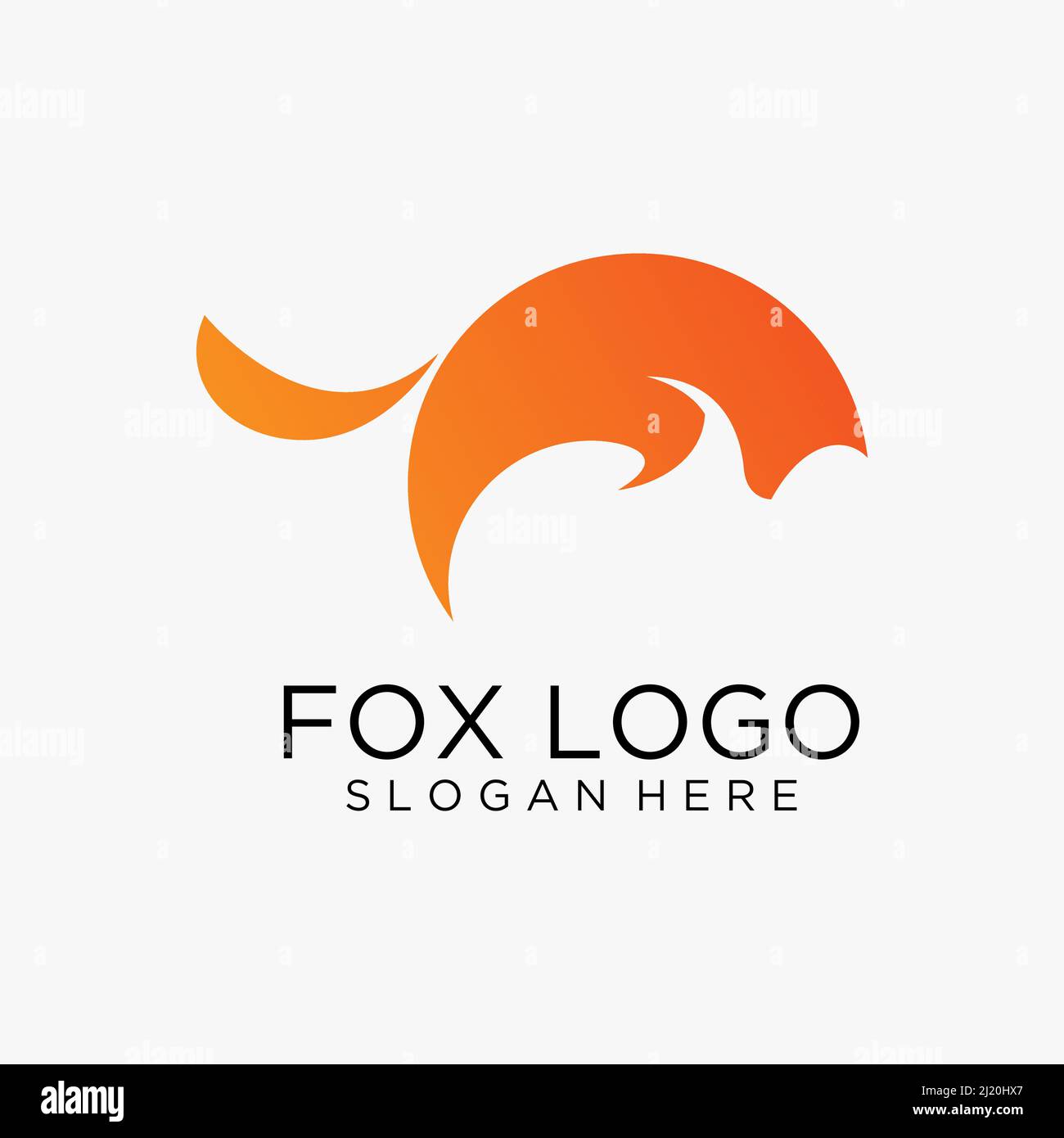 Jumping logo volx Illustrazione Vettoriale