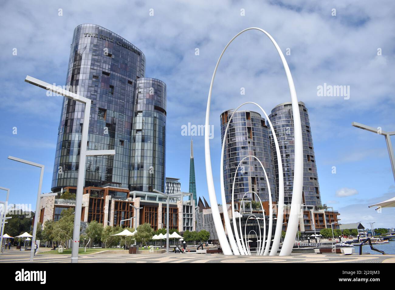 Perth, Elizabeth Quay, Australia Occidentale Foto Stock