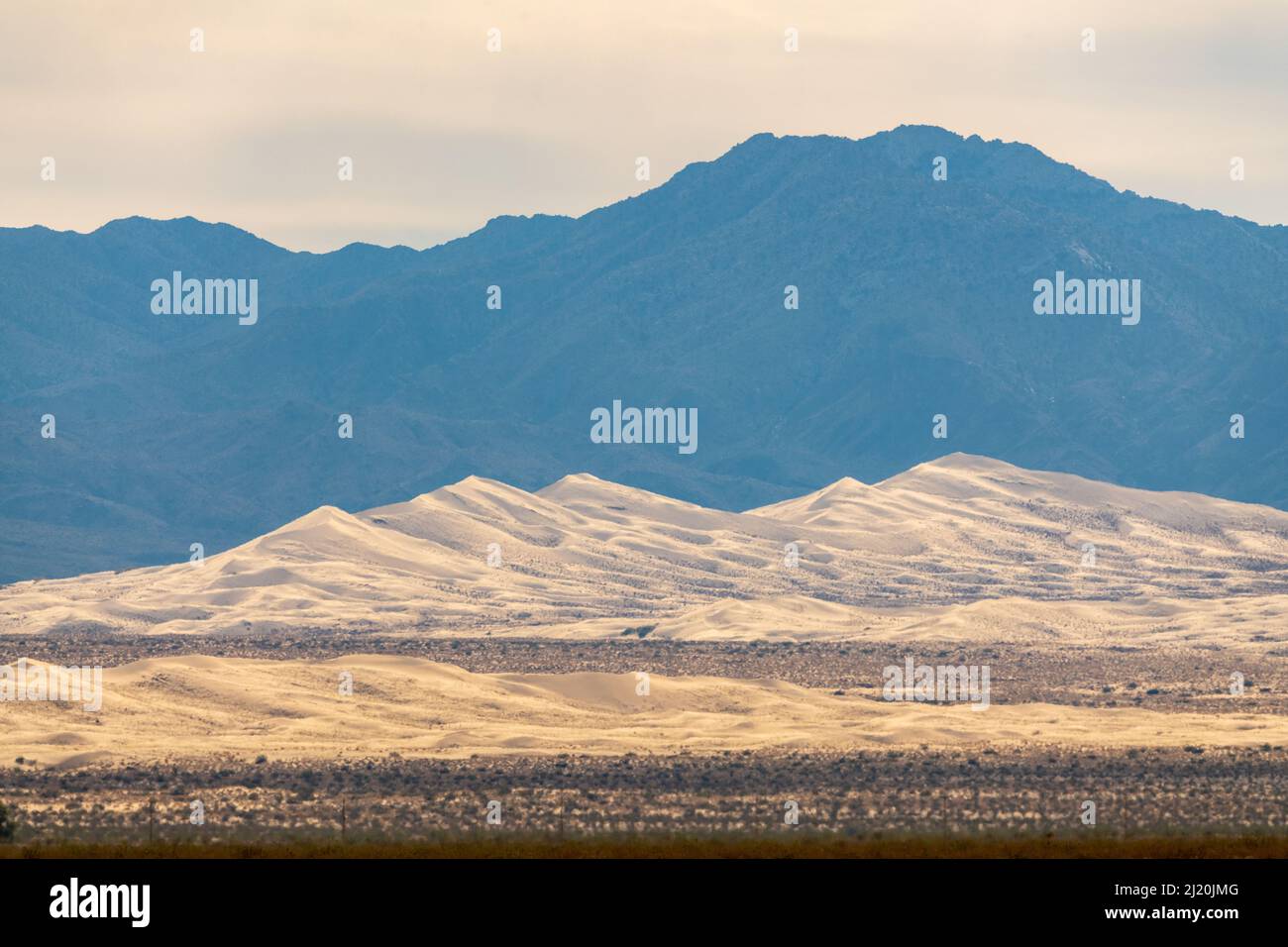 Incredibili scene paesaggistiche dal deserto del Mojave in California. Foto Stock