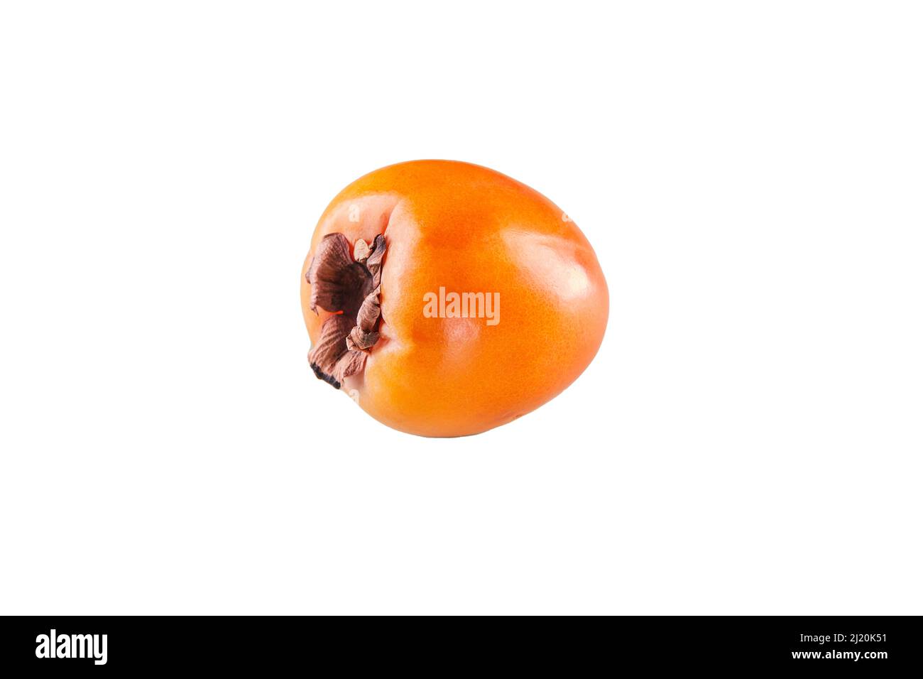 Persimmon isolato su sfondo bianco ad alta risoluzione Foto Stock
