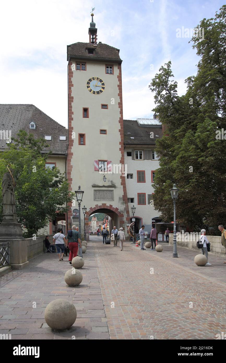 Porta superiore a Waldshut, Baden-Württemberg, Germania Foto Stock